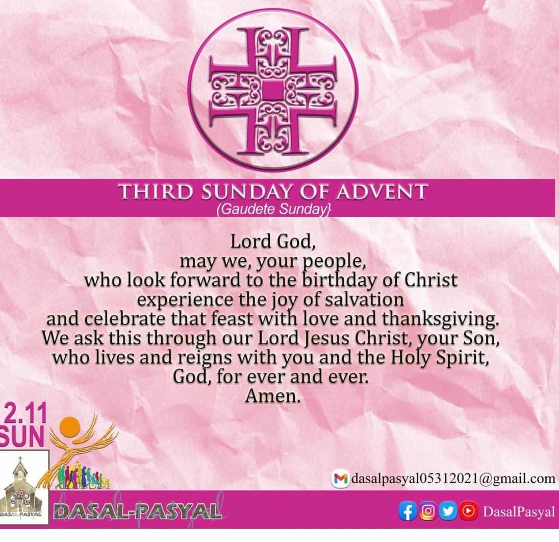 The Dictate Of The Heart: Third Sunday Of Advent, Year A ...